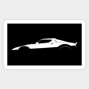 Lancia New Stratos Silhouette Sticker